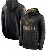 Men's New York Giants Nike Black 2020 Salute to Service Sideline Performance Pullover Hoodie,baseball caps,new era cap wholesale,wholesale hats
